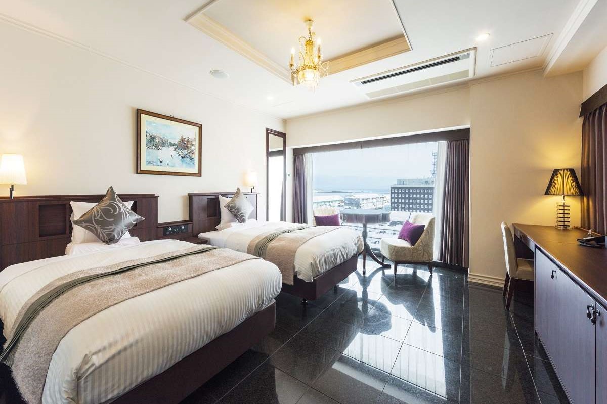 【南館/運河側】ラージツインA／角部屋に位置するお部屋です！